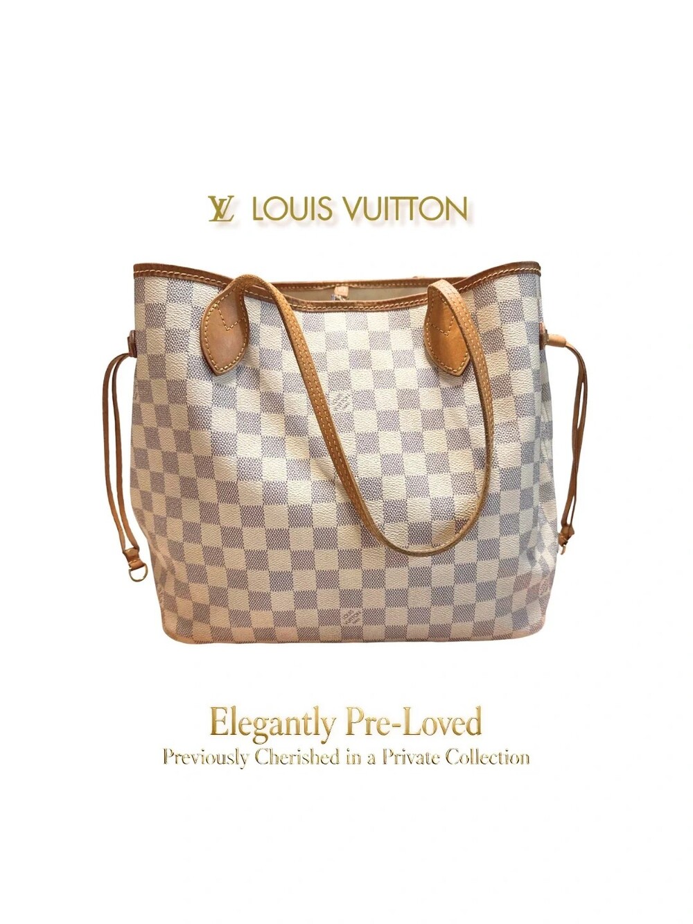Louis Vuitton Neverfull Damier Azur